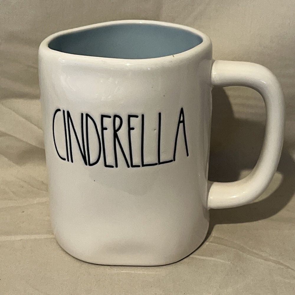 Rae Dunn Disney Princess‎ Cinderella Double Sided Ceramic Mug